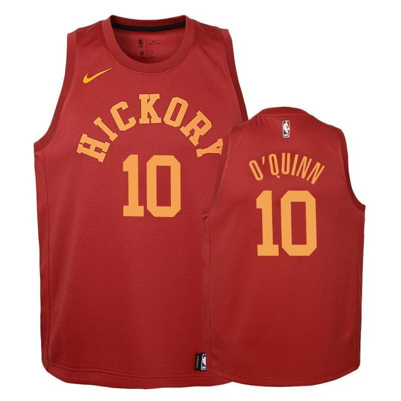 Youth Pacers Kyle O'Quinn #10 Hardwood Classics Red Basketball Jersey
