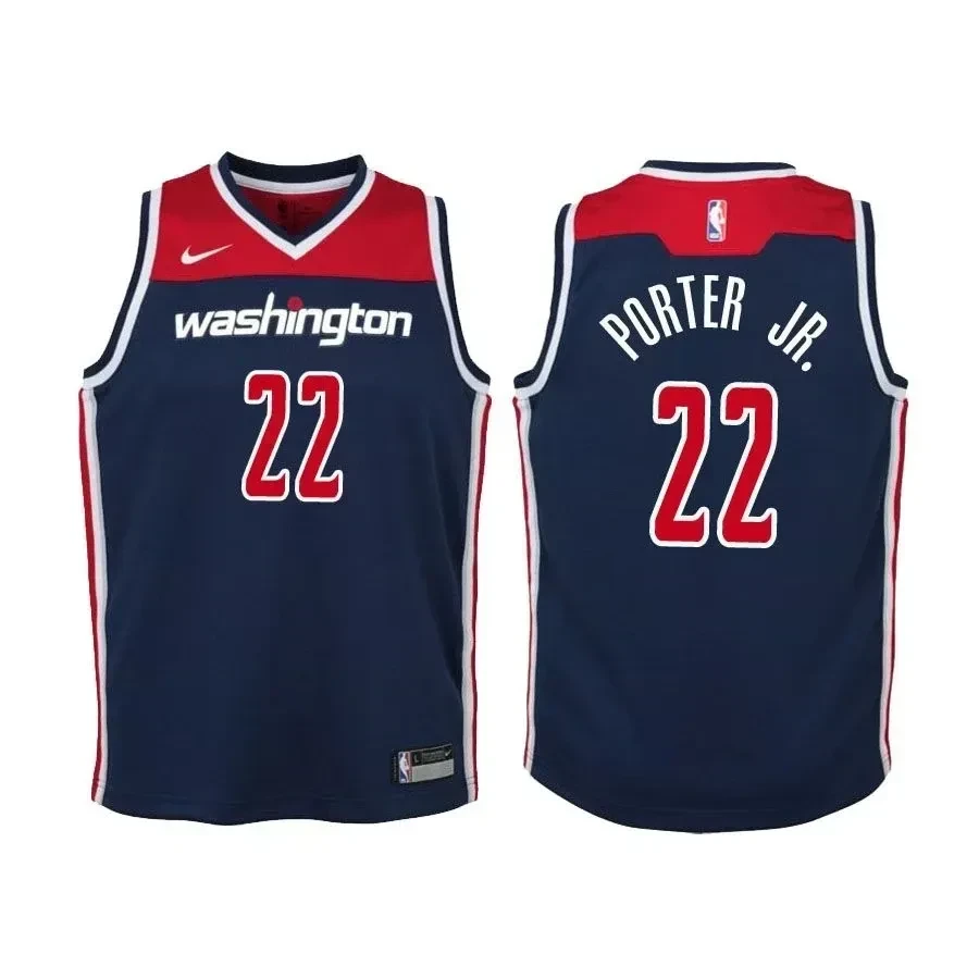 Youth Wizards Otto Porter Jr. #22 Statement Edition Navy Jersey