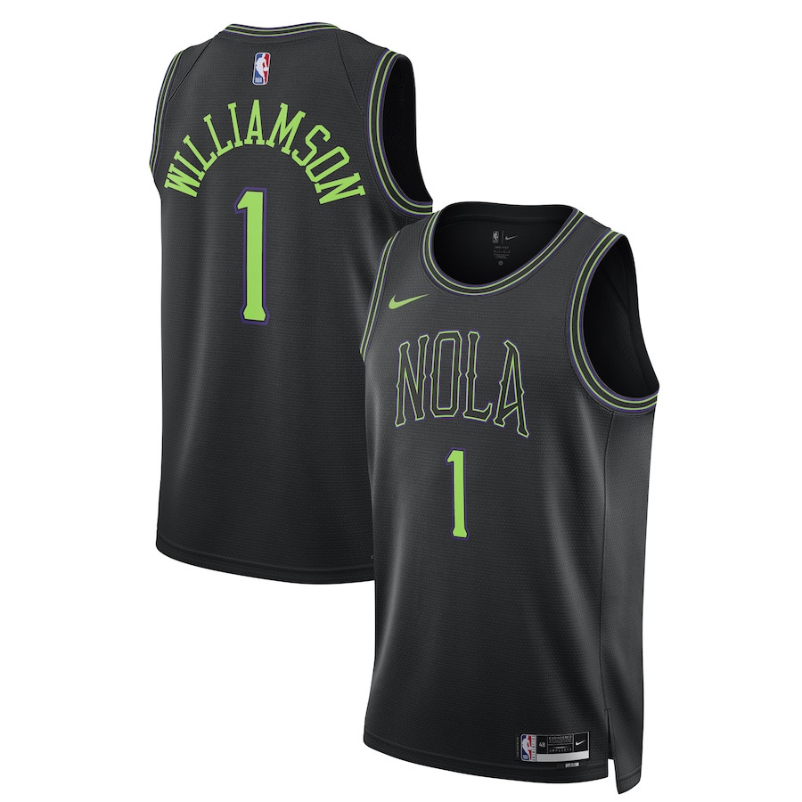 Zion Williamson New Orleans Pelicans 2023/24 City Edition Swingman Jersey Unisex Black