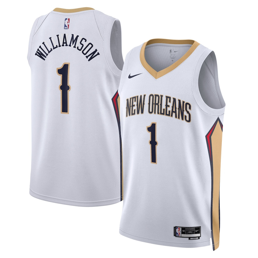 Zion Williamson New Orleans Pelicans Unisex Swingman Jersey Association Edition White