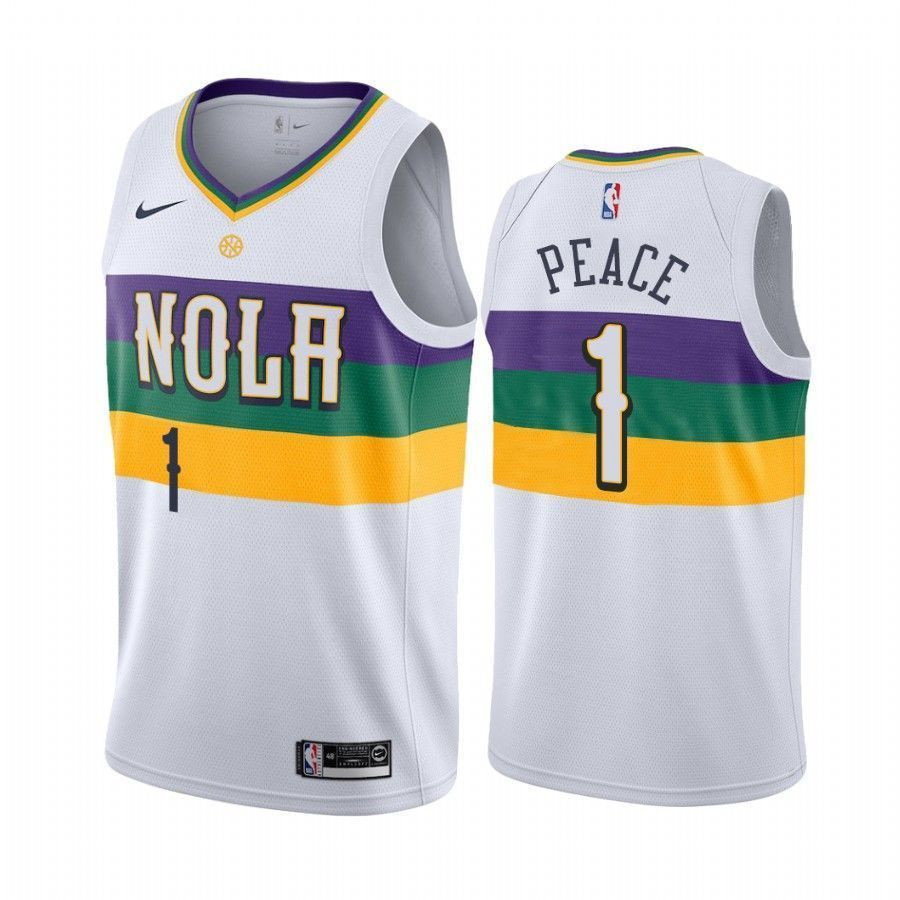 Zion Williamson Peace Pelicans City Unisex Jersey Multicolor S-3XL